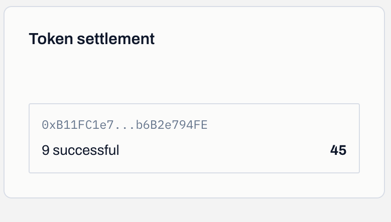 Know which token you were paid in